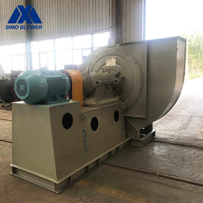 Single Inlet Coupling Driven Induced Draft Boiler Fan