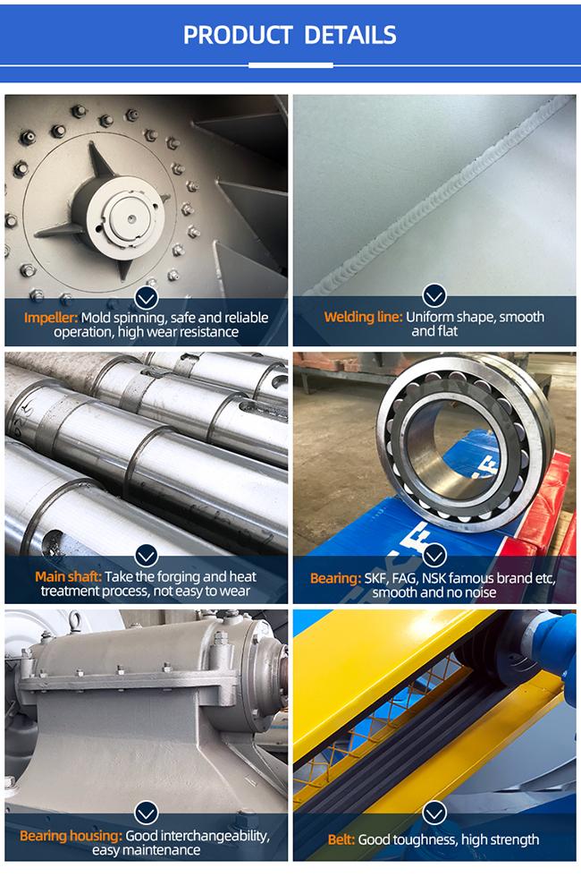 SIMO Dust Collector Blower Fan Forced Draft Of Industrial Rotary Kilns