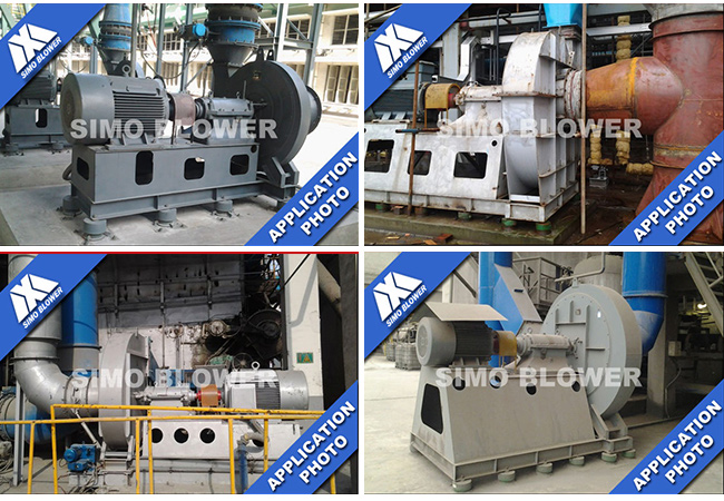 AC Motor Ventilation Blowers Industrial Centrifugal Fan High Temp Air ...