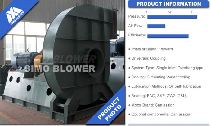 HG785 Alloyed Steel Industrial Centrifugal Fans Drying