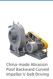 Customized High Efficiency Medium Pressure Centrifugal Fan Blower Industrial Series 7