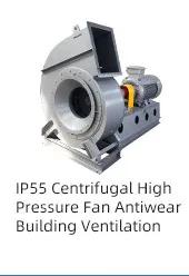Customized High Efficiency Medium Pressure Centrifugal Fan Blower Industrial Series 10