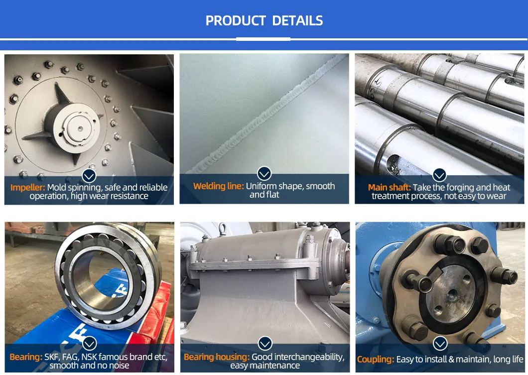 Customizable Flue Gas Emission Industrial Centrifugal Fan Blower Corrosion Resistant 2