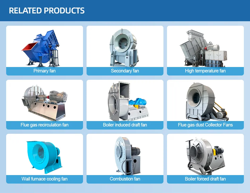 45kw Centrifugal Fan Blower Material Conveying Large Air Volume Low Pressure 3