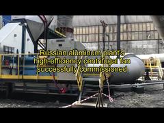 Russian high-efficiency fans on-site operation