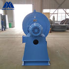 Flue Gas Denitrification High Pressure Centrifugal Fan Wear Resistant Blue