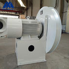 White Centrifugal Blower Fan Stainless Steel Gas Materials Delivery