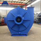 Coupling Driving Backward Q345 Industrial Centrifugal Fans Oven Wall Cooling