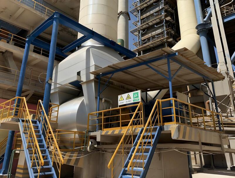 Cement Kiln Tail Exhaust Fan for Industrial Flue Gas Purification