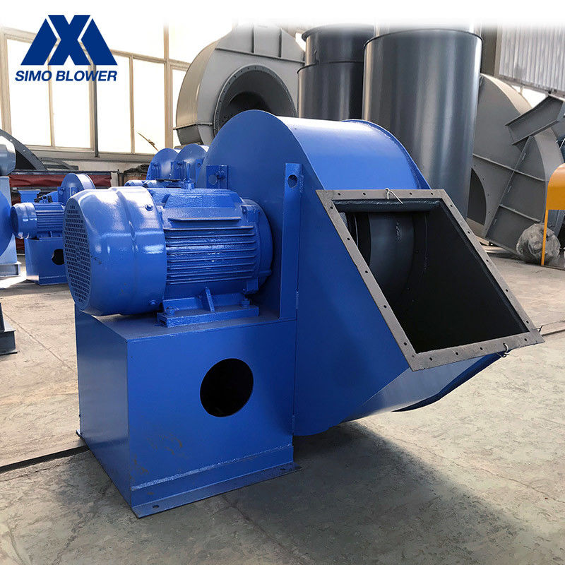 Single Inlet Low Pressure AC Motor Fluidized Bed Industrial Centrifugal Fans