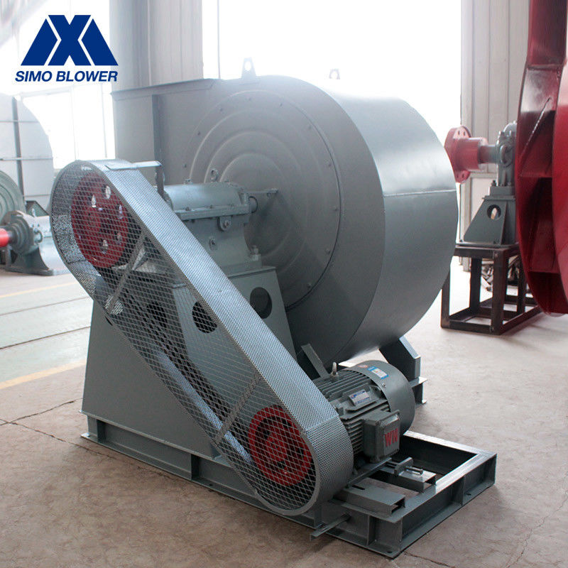 10KV Single Suction Smoke Exhaust Centrifugal Flow Fan V Belt Driven