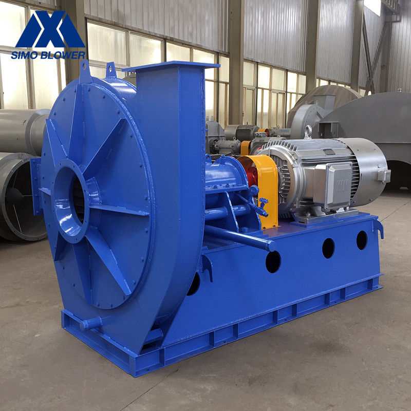 Single Suction 16Mn Backward Curved Lime Kiln Flue Gas Blower Fan