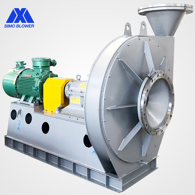 AC Motor Single Inlet Abrasion Resistant Industrial Kilns Boiler Fan