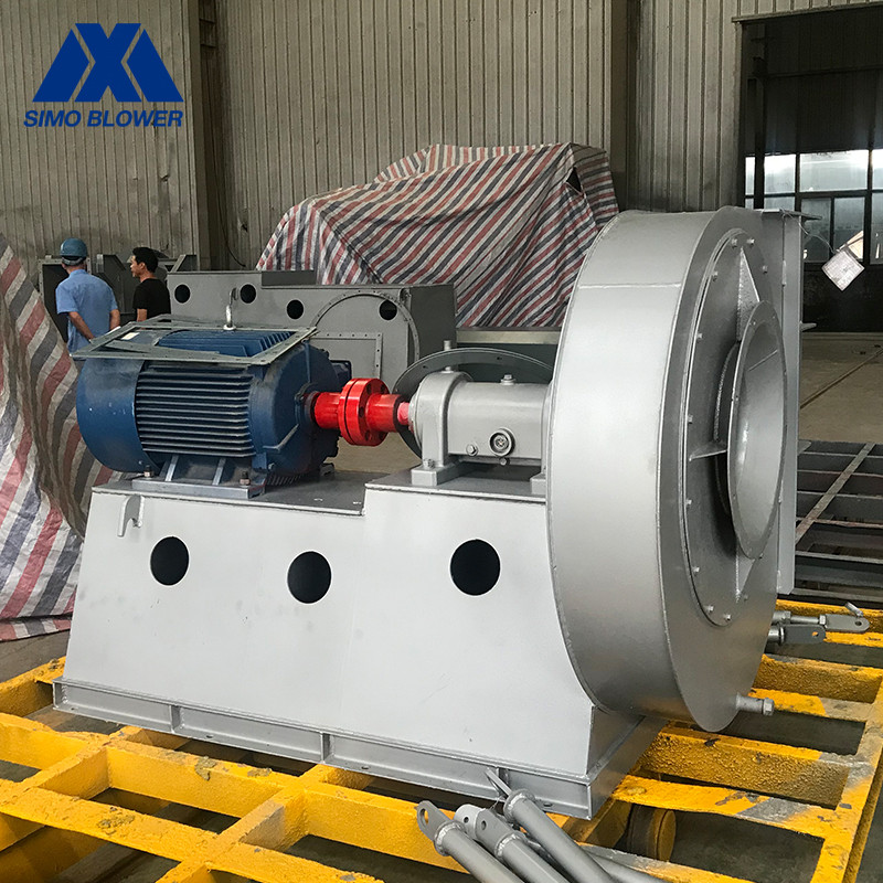 Carbon Steel Forced Draft Centrifugal 22kw Boiler Fan
