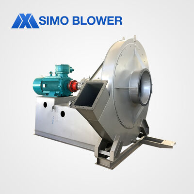 Quality Customizable High-pressure Centrifugal Fan for High-temperature Gas Conveyance with Heat-resistant Materials factory