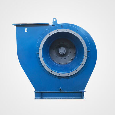 quality Industrial Centrifugal Fan with Wear Resistant Impeller Blades for High Temperature Flue Gas Extraction and Backward Impeller Blade Design factory