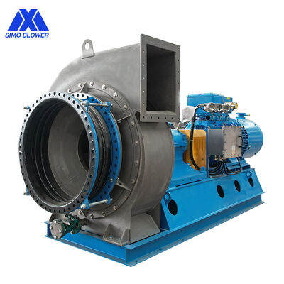 Quality Acid and alkali resistant chemical special titanium material induced draft fan factory